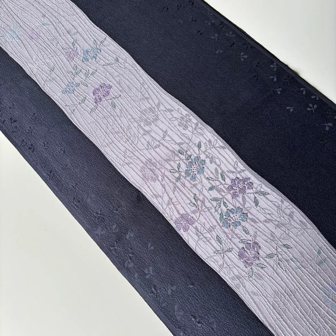 T151 特選 帶揚 丹後縐綢 正絹 新品 的縮圖