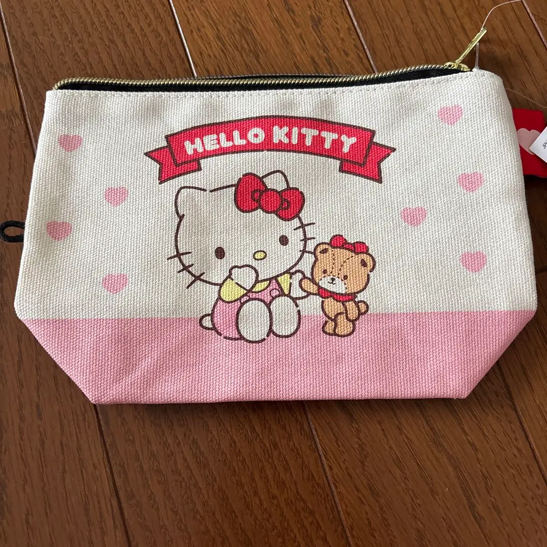 Thumbnail of HELLO KITTY Heart Pattern Pouch