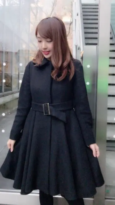 selva secreta】BENCH COAT(black×ダッカー付)
