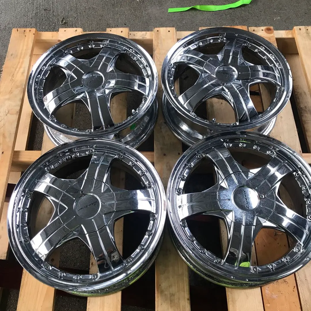 シュテッヒ　エクスプローラー　メッキ　14インチホイールセット シュテッヒエクスプローラーメッキ14インチホイールセット