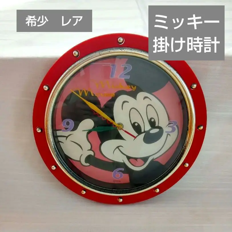 じんちゃんMICKEY 置時計　ゼンマイ式　Vintage60年代 2025年最新】Yahoo!オークション -ゼンマイ 時計の中古品・新品