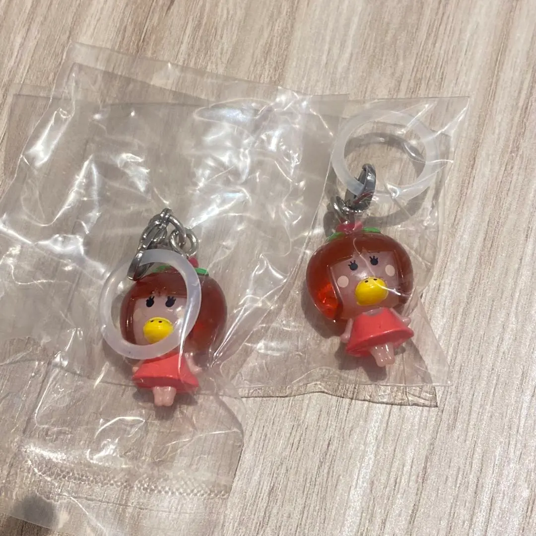 Thumbnail of Hanakappa Mejirushi Accessory Momokappa-chan 2-piece Set Gashapon