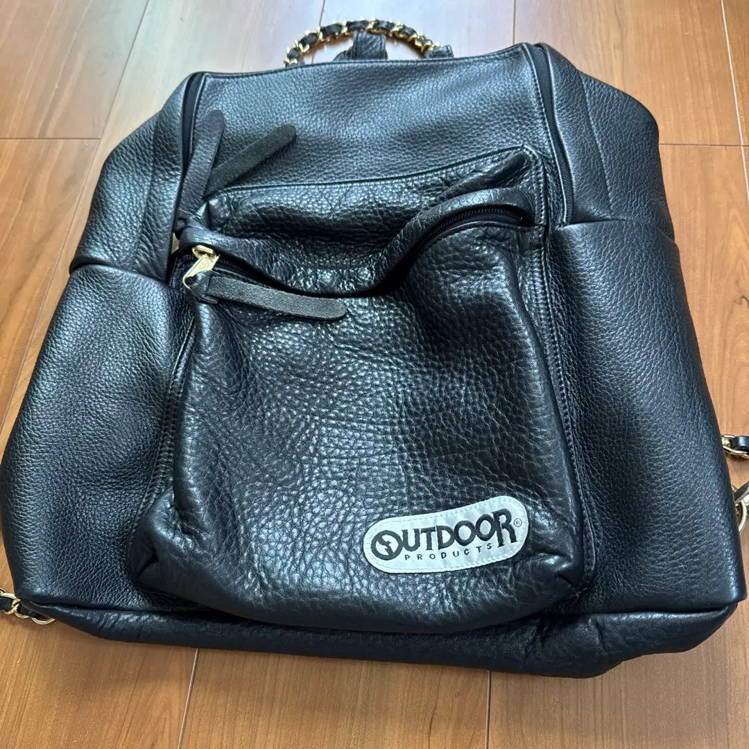 OUTDOOR ロンハーマンコラボレザーリュック 大幅最終値下げ‼️
