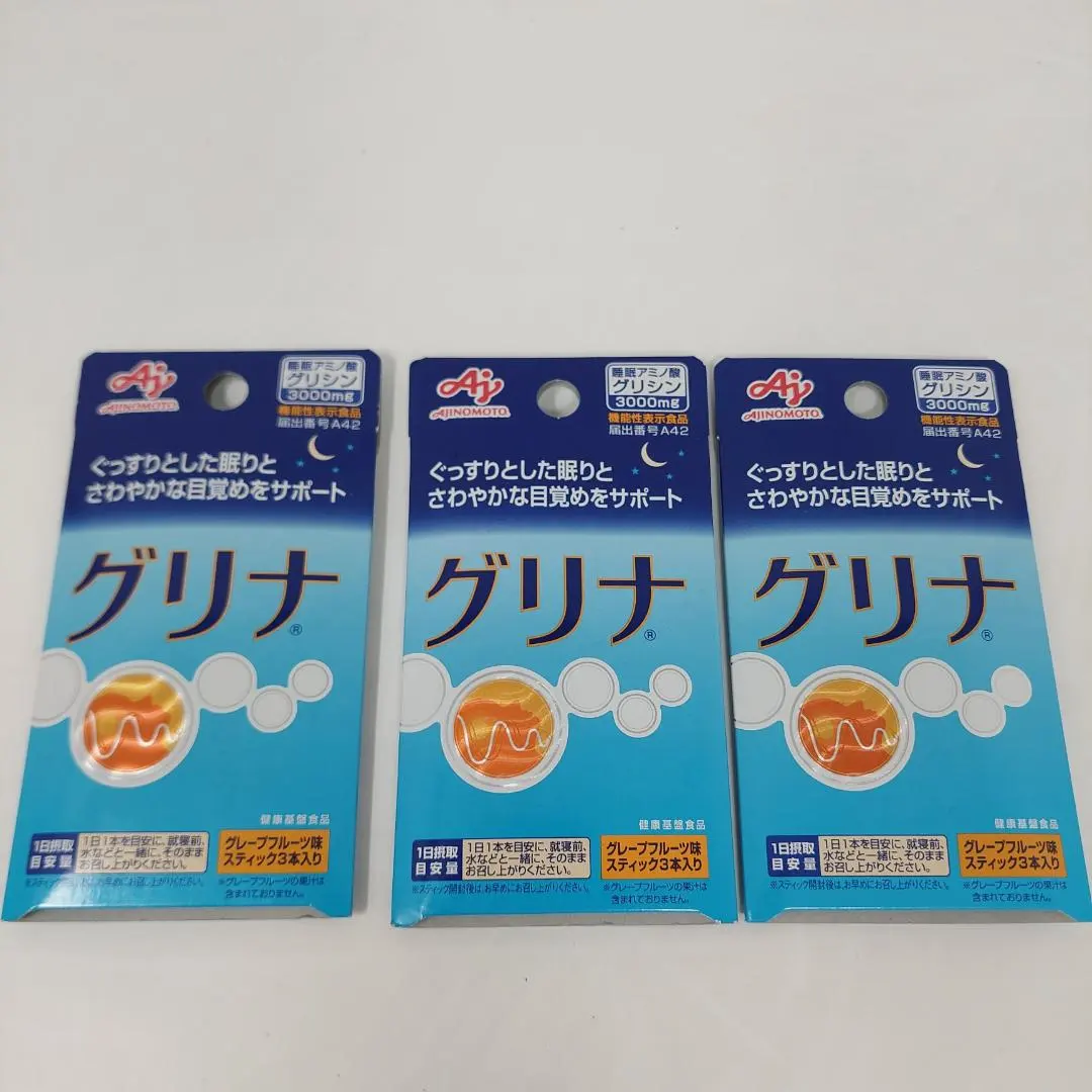 Thumbnail of Ajinomoto Sleep Supplement Glina Stick, Pack of 3, Set of 3