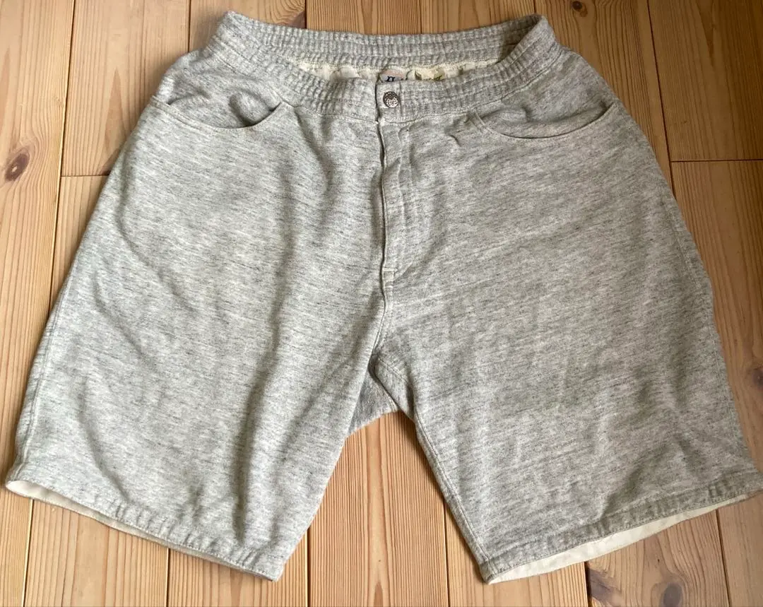 フィルメランジェ　スウェットショートパンツ　グレー　4 麻混 スウェットショートパンツ - グレーメランジ - レディース | H&M JP