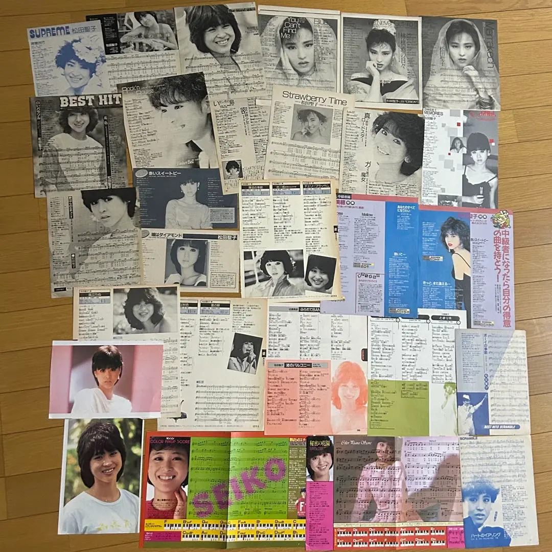 Thumbnail of Seiko Matsuda Songbook A Magazine Clippings Vintage Showa Era Idol