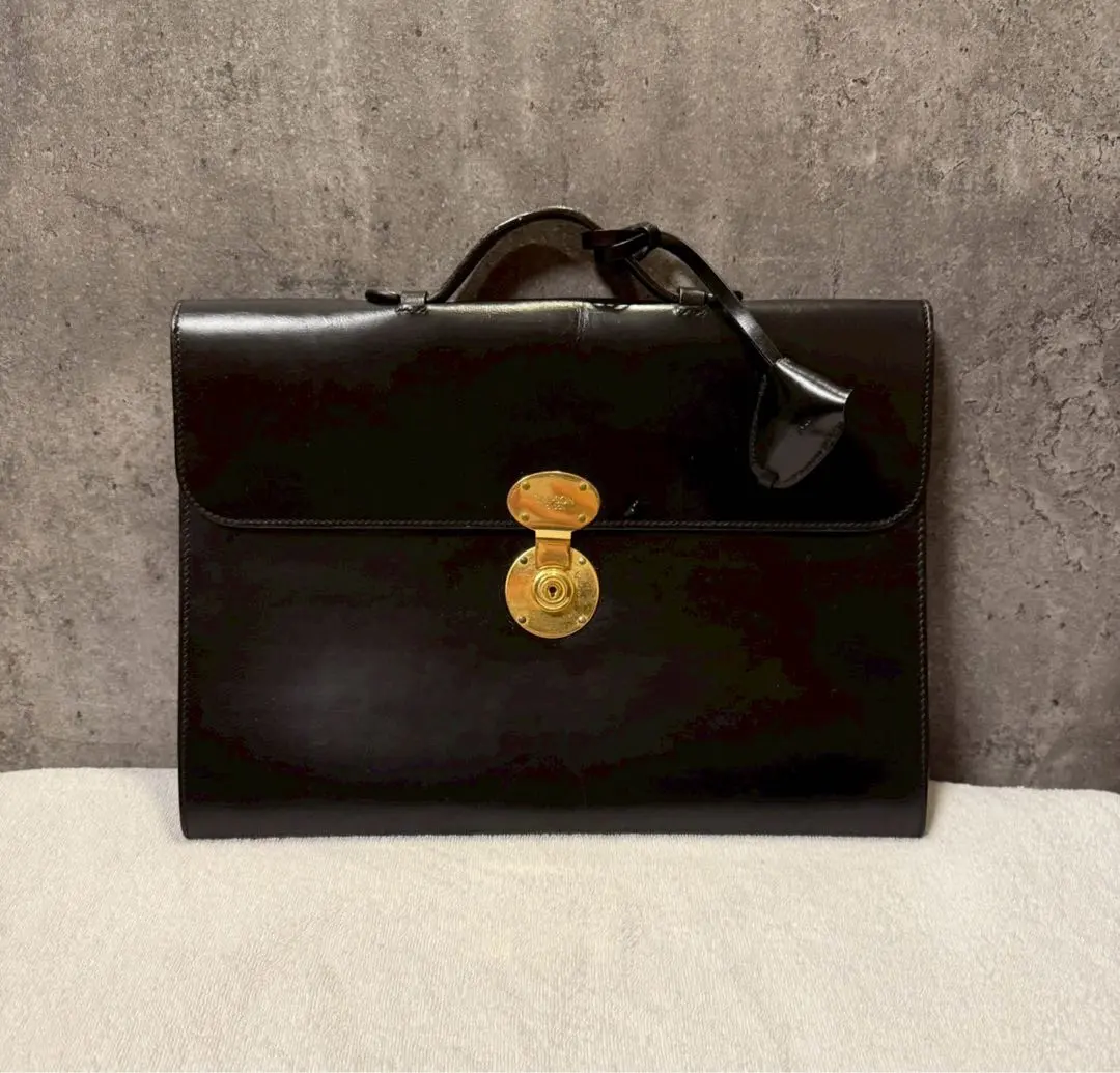 SIMPSON LONDON ブリーフケース ブラック 未使用☆(英)SIMPSON LONDON/シンプソン【定価￥113,400