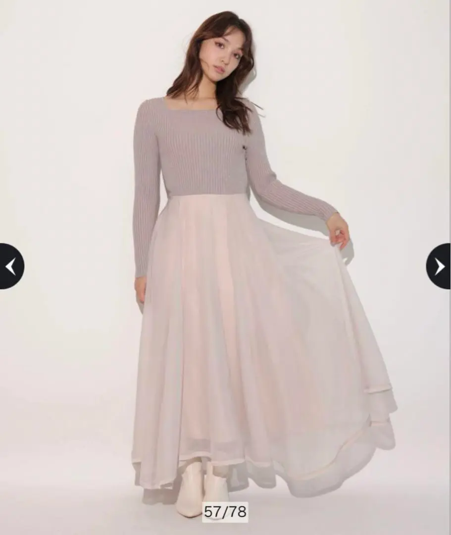 Rirandture NEWウエストドッキングワンピース （ミント