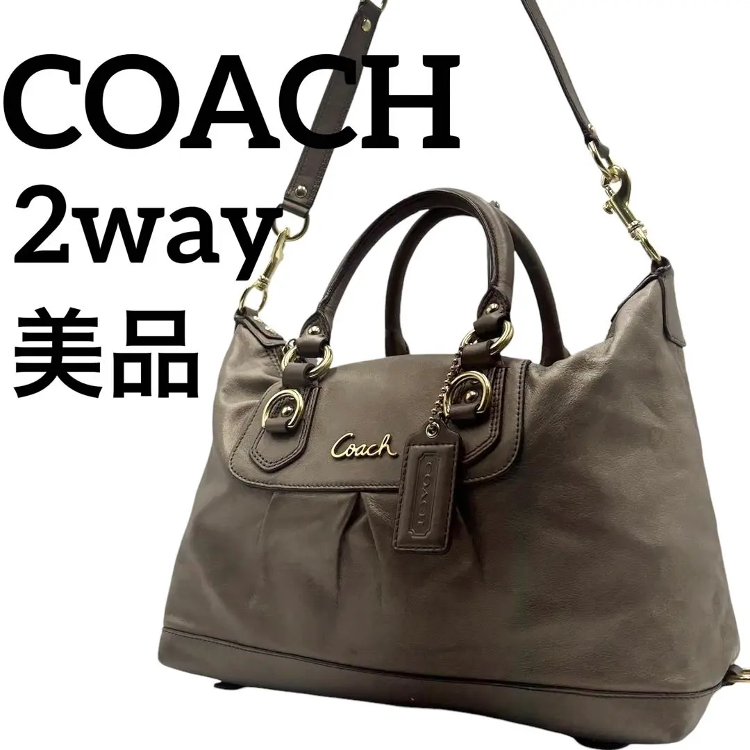 【良品】COACH コーチ F15445 2WAY ハンドバッグ ショルダー 2025年最新】コーチ 15445の人気アイテム - メルカリ