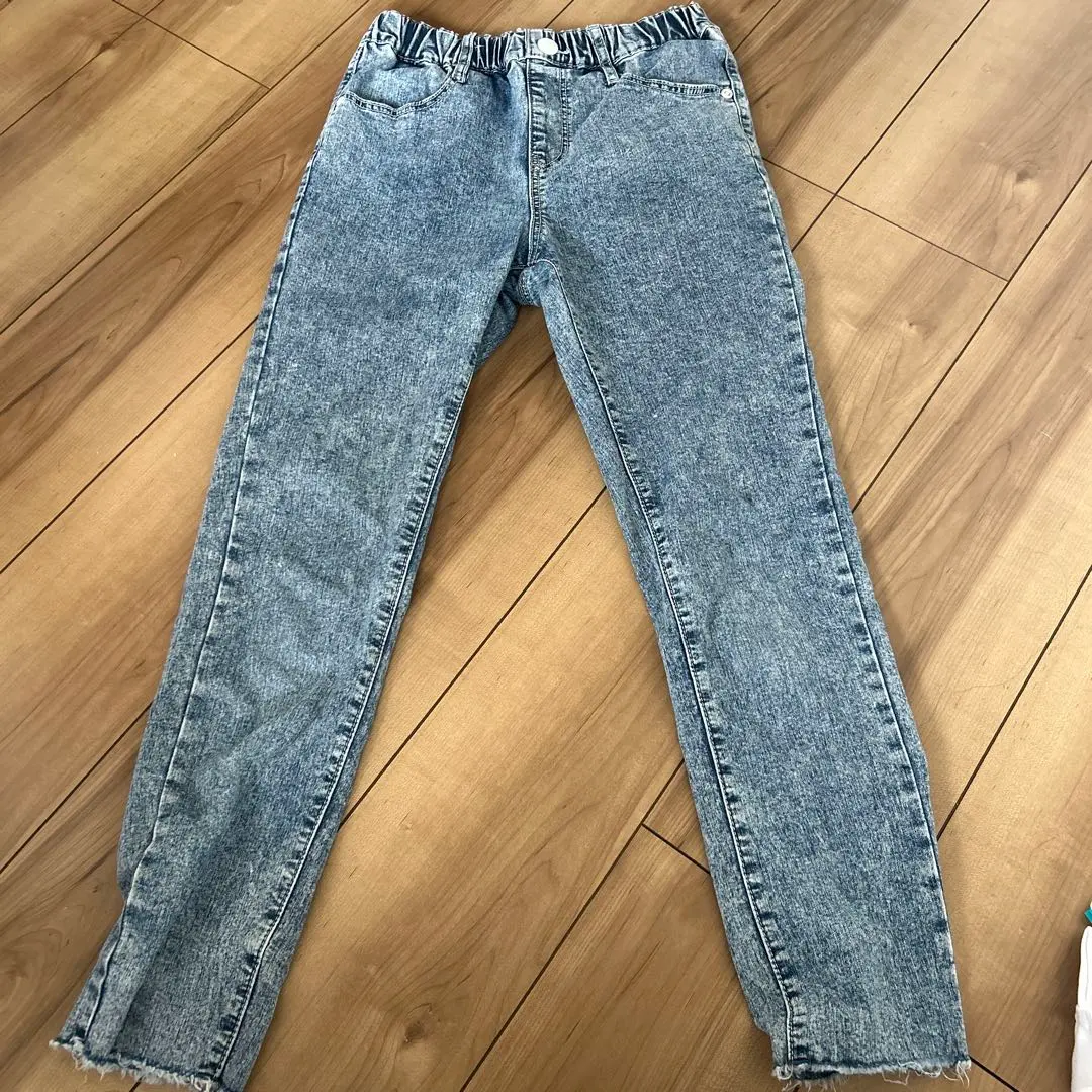 Thumbnail of ME. EDONA Light Blue Denim Pants