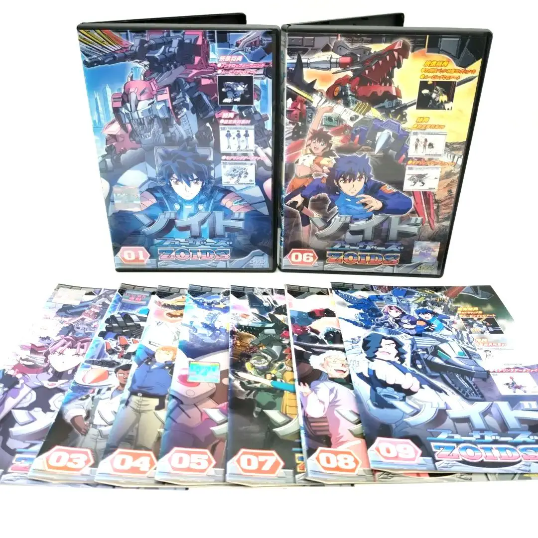 ゾイド フューザーズ 全9枚 DVD 全巻セット 新品ケース 交換済み ゾイド フューザーズ DVD 全9巻セット