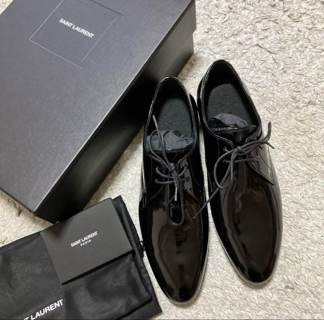 Thumbnail of Saint Laurent Patent Leather Lace-up Shoes 38, Leather Shoes