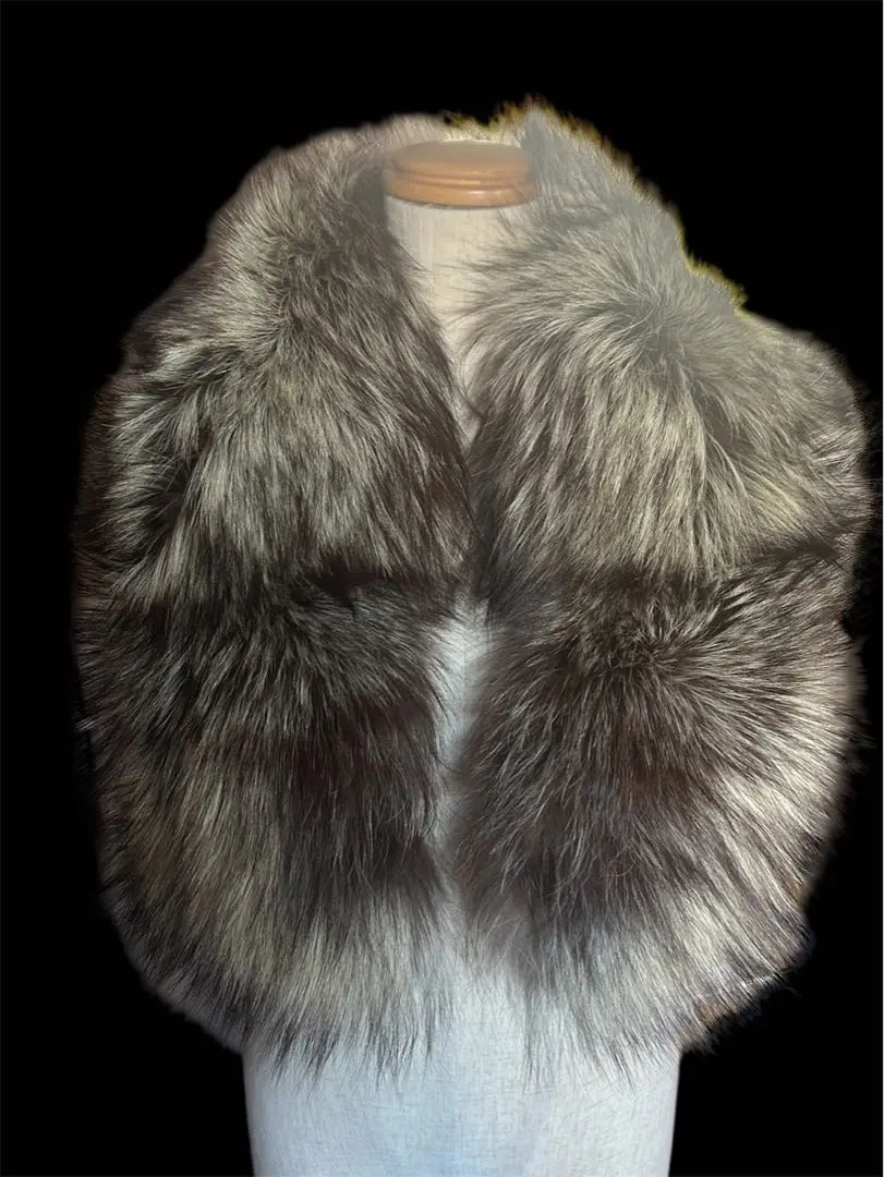 Thumbnail of SAGA FOX Silver Black Chiffonette - Unused