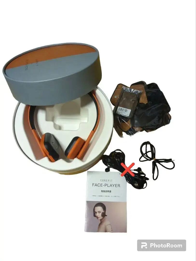 【未使用品】コアフィット フェイスプレイヤー／ジェルパッドオマケ付 COREFIT フェイスプレイヤー ジェルパッド付（accessories