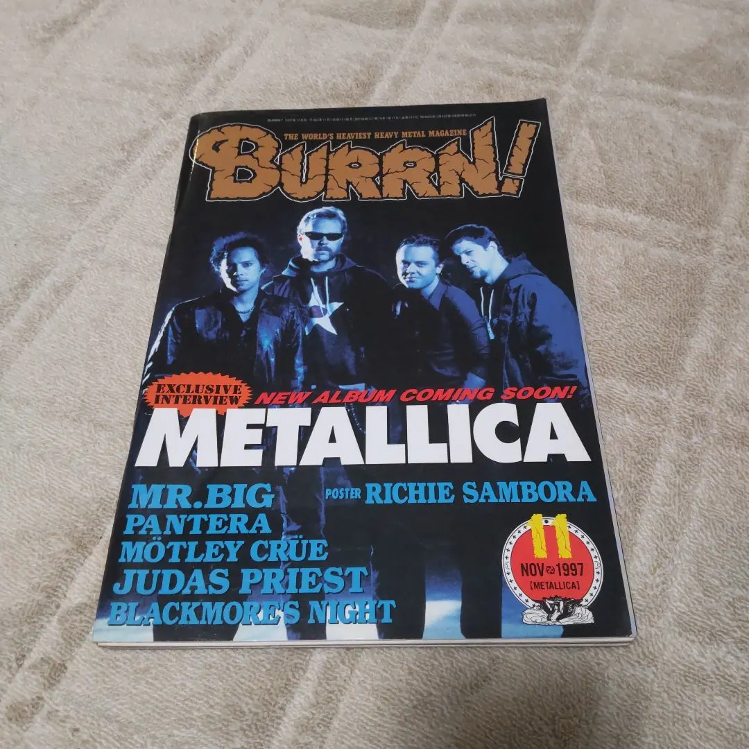Thumbnail of BURRN! November 1997 Issue: METALLICA Special