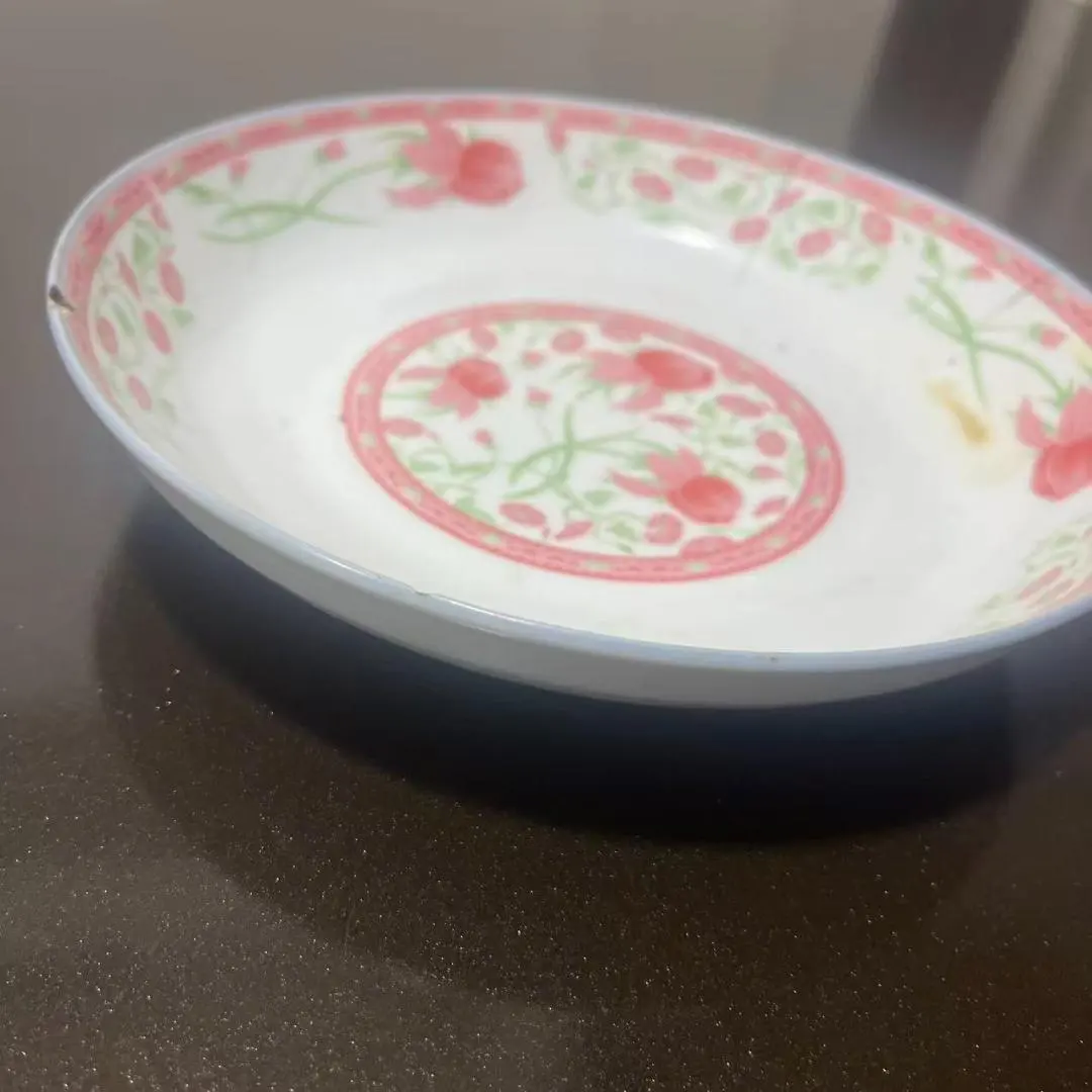 Thumbnail of Floral oval ceramic plate 2