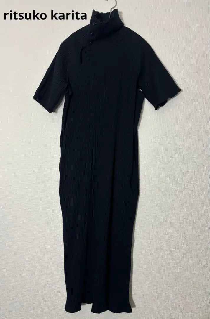 ritsuko karita シアー　Tシャツ　アシンメトリー　リツコカリタ 未使用タグ付き ritsuko karita「羊文学」コラボ シアースリーブ