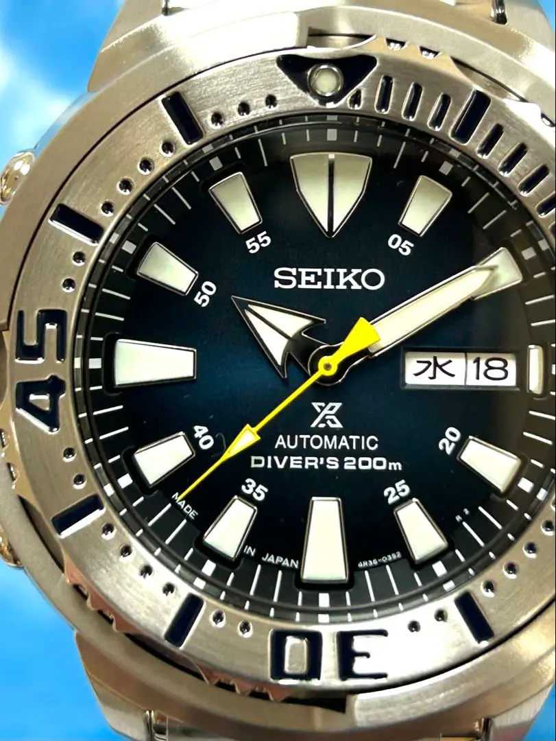 レア】SEIKO プロスペックス モンスター ツナ缶 SRP655 自動巻 黒