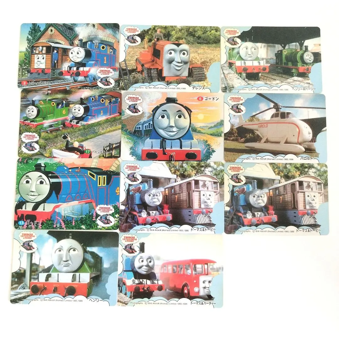 Thumbnail of Thomas the Tank Engine Banpresto Card Set of 11, 1992