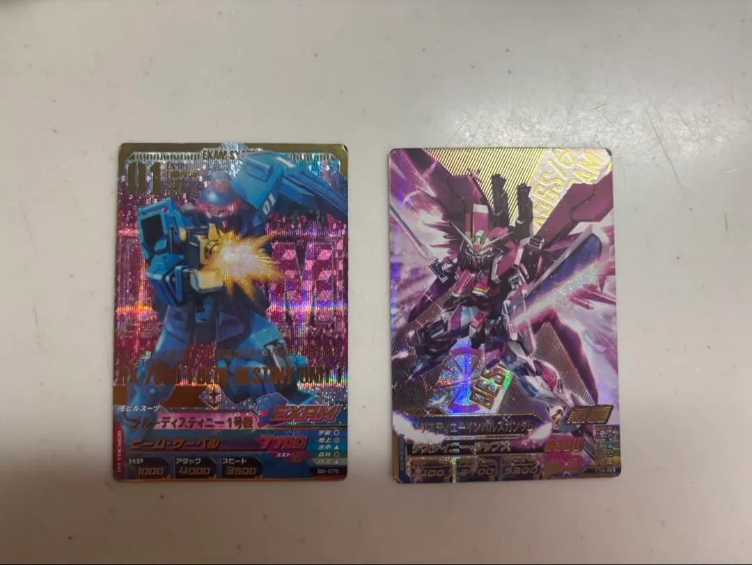 Thumbnail of Gundam Tryage Destiny Gundam Blue Destiny Unit 1 Card