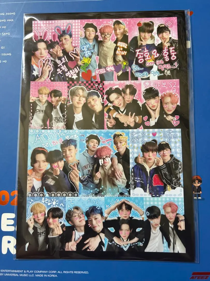 ATEEZプリクラ ATINY継続特典、シーグリ付属品 ATEEZプリクラ ATINY継続特典、シーグリ付属品 K-POP・アジア