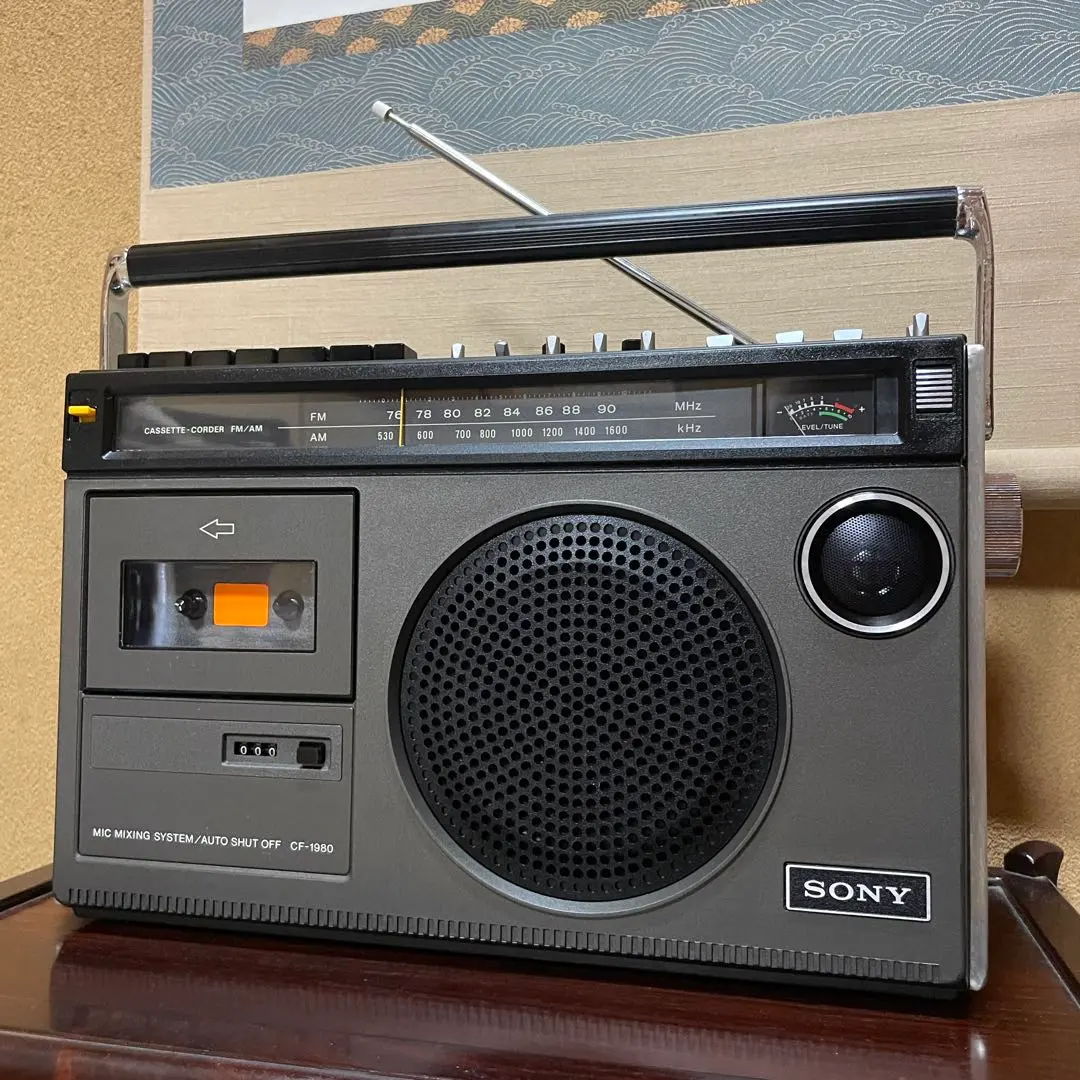 SONY／ソニー／ラジカセ／CF-1980／メンテナンス済み／メンテセット付 2025年最新】sony cf-1980の人気アイテム - メルカリ