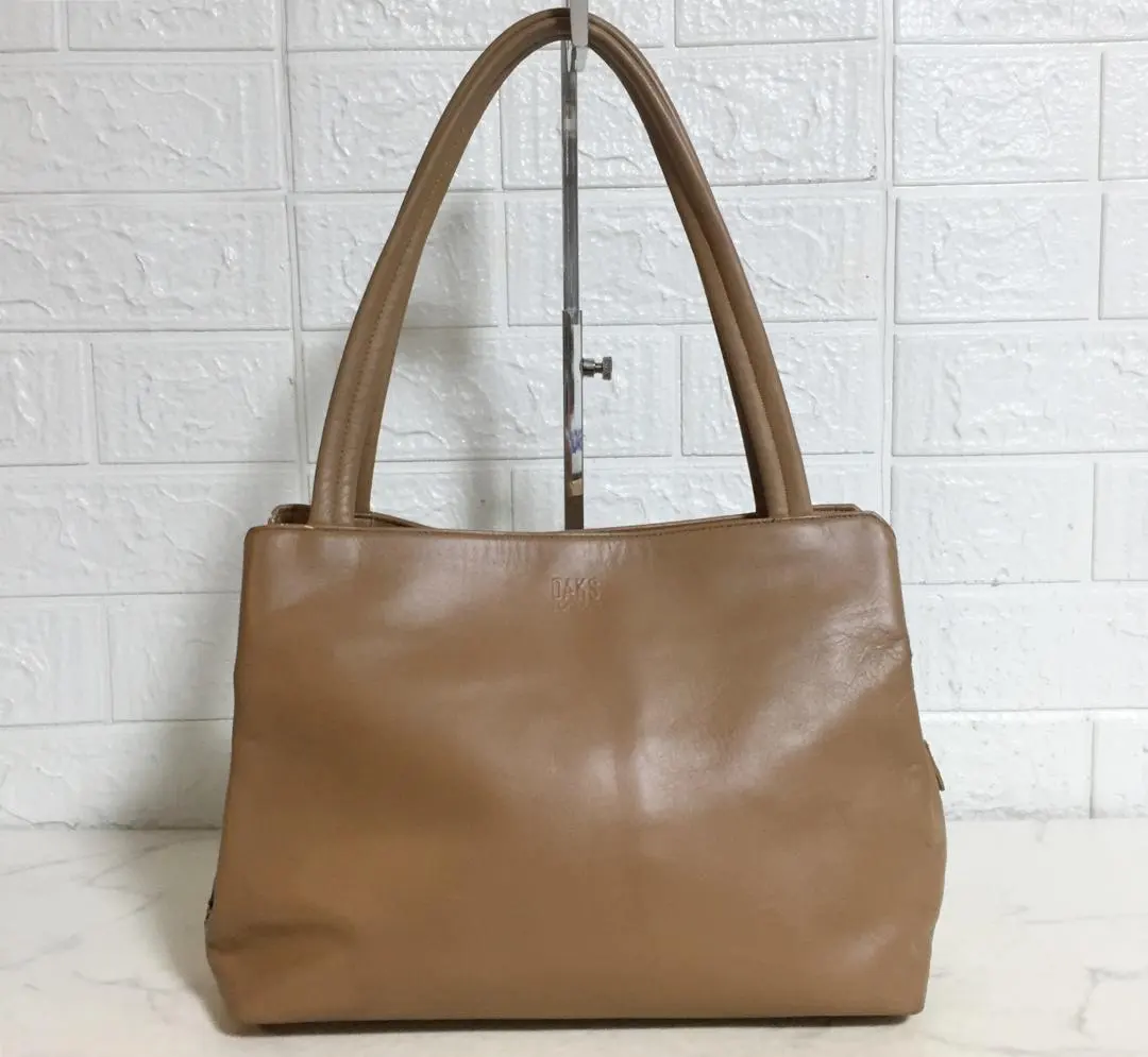Thumbnail of no38224 DAKS Daks Genuine Leather Tote Bag