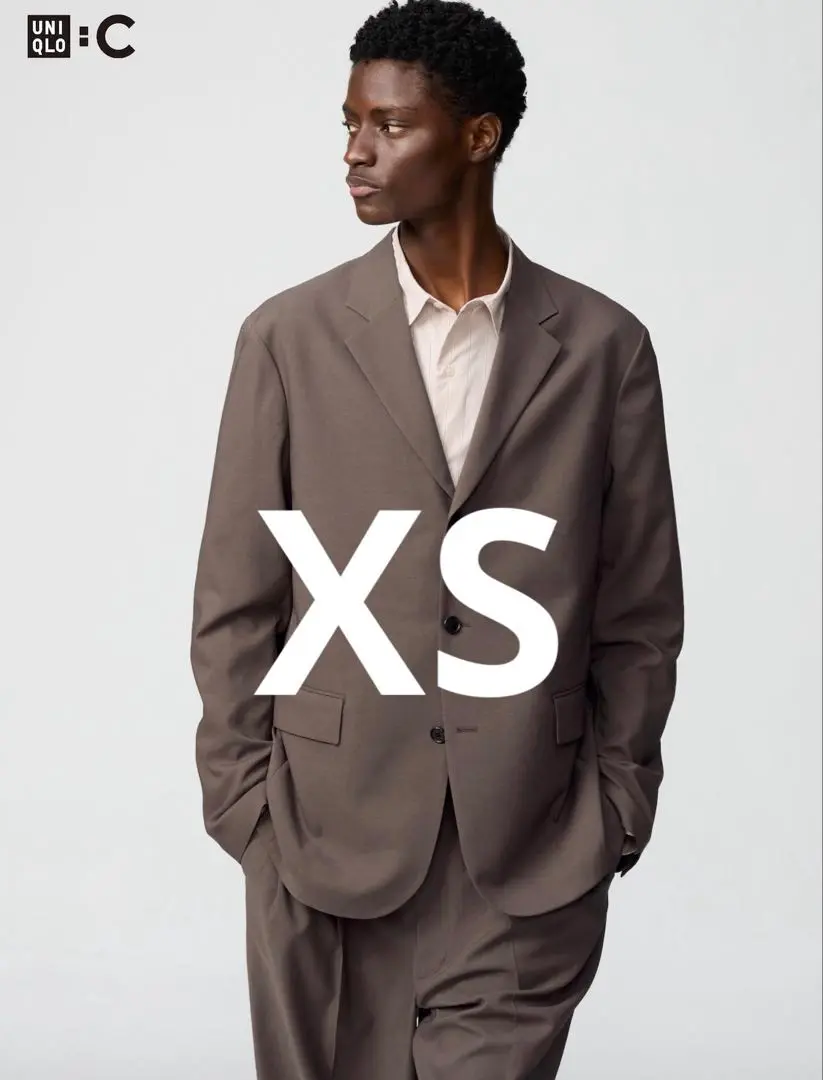 ユニクロC 感動ジャケット ダークブラウン XS 新品未使用品 UNIQLO - ユニクロC 感動ジャケット ダークブラウン XS 新品未