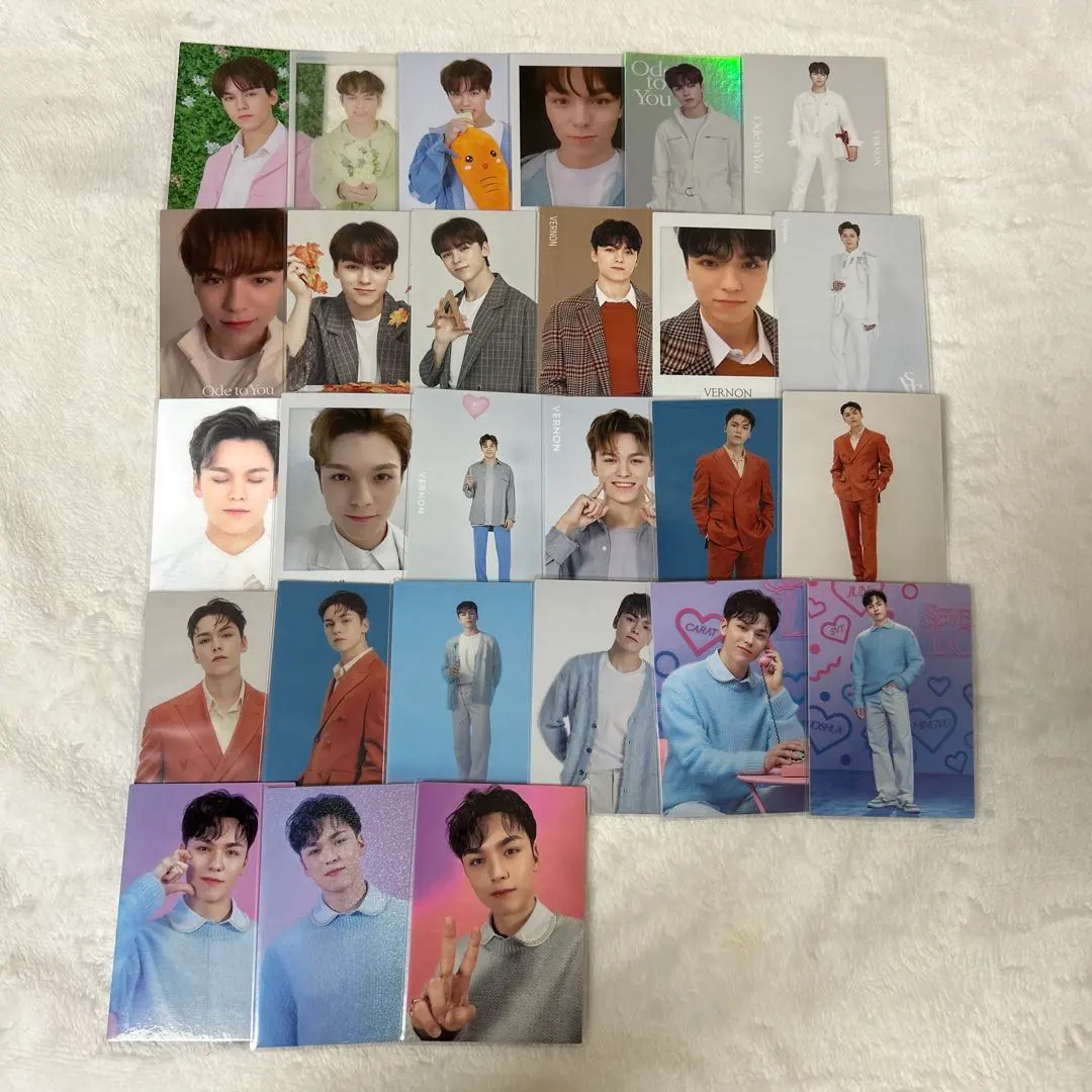 Thumbnail of Seventeen Vernon trading cards, 27 cards, bulk sale