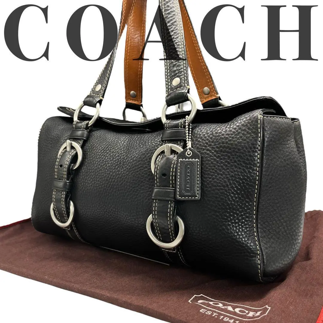 【美品】COACH チェルシーサッチェルハンドバッグ 10134 ブラック　黒 2025年最新】コーチ 10134の人気アイテム - メルカリ