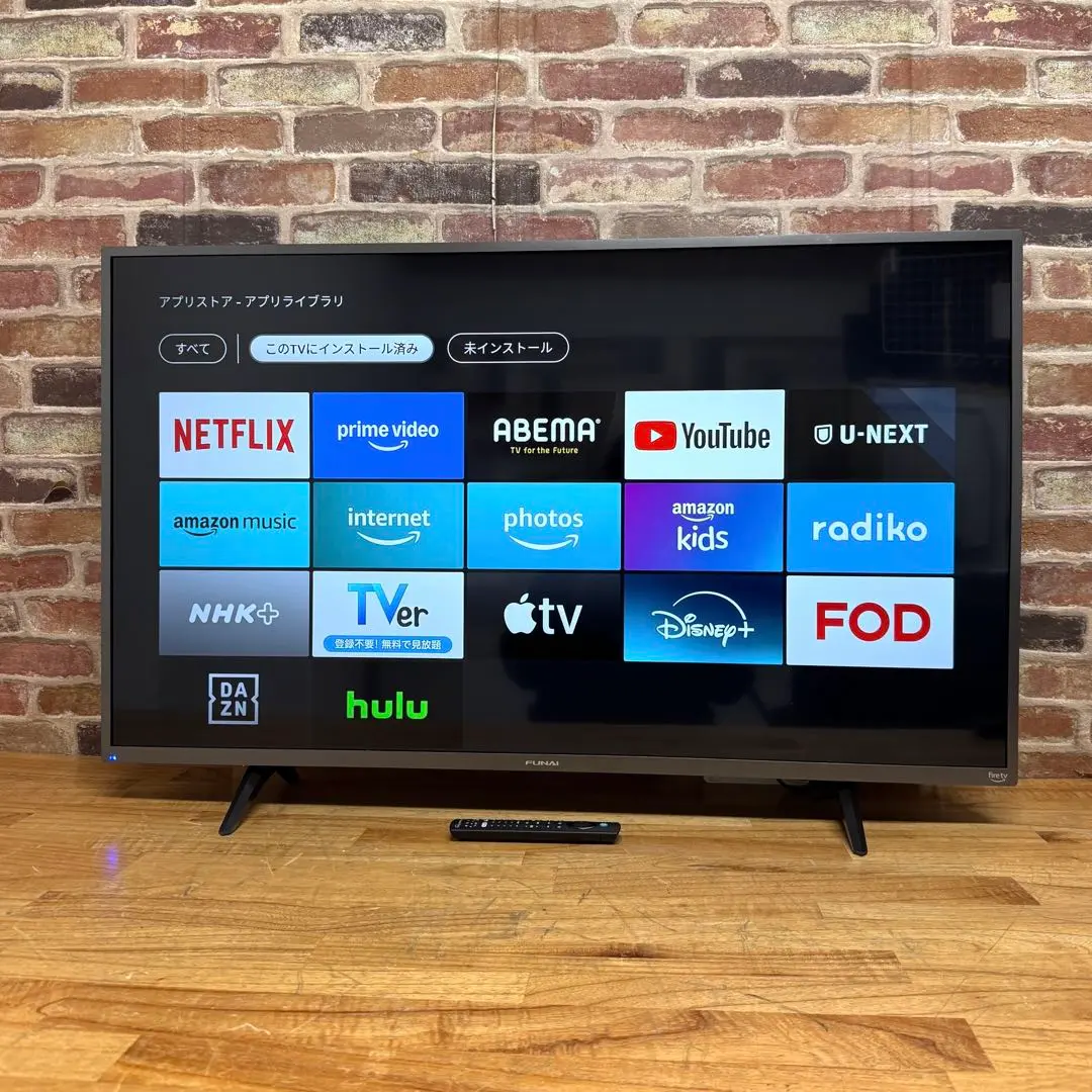 FireStick 4k付❗️送料込み❗️フナイ　FUNAI 液晶テレビ　43インチ FireStick 4k付❗️送料込み❗️フナイFUNAI 液晶テレビ43インチ
