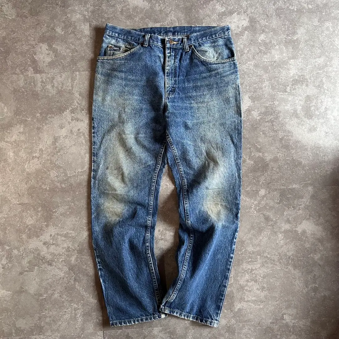 Lee 200 直筒 W36 L32 鬼鬚 褪色 頹廢風 破壞 的縮圖