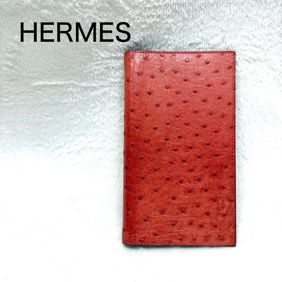 HERMESオーストリッチ未使用手帳 HERMESオーストリッチ未使用手帳