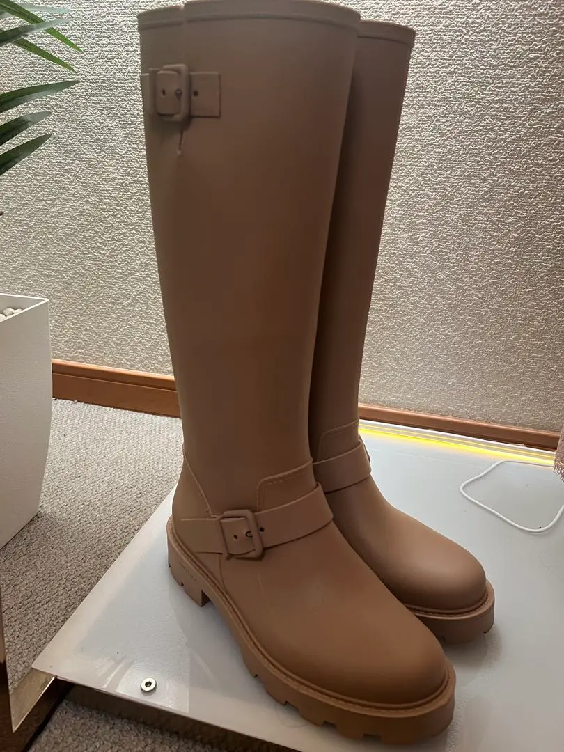 セール】Jimmy Choo レインブーツ YAEL FLAT TALL ZPX ロング