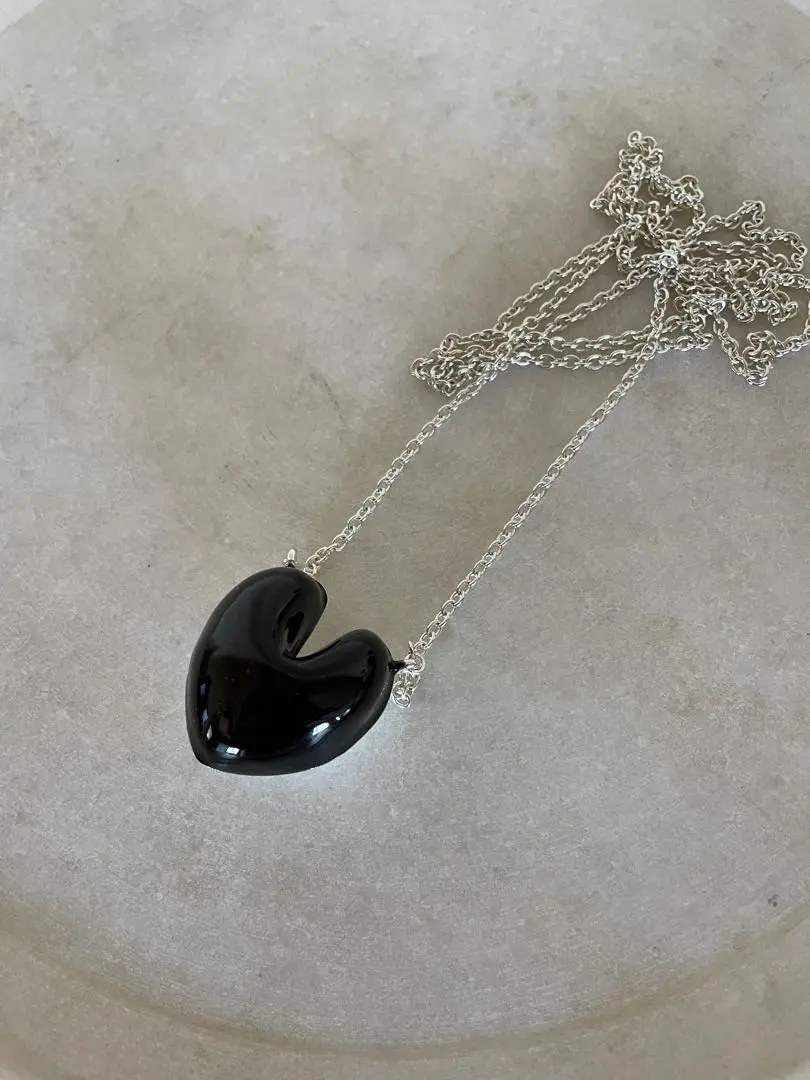 チエコプラス　ハートネックレス　ブラック　美品 heart necklace｜CHIEKO+(チエコプラス)公式通販