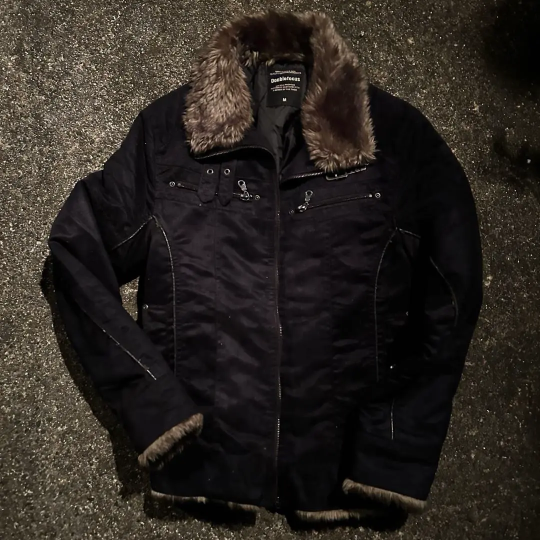 激レアモデルbuffalobobs ファージャケット lgb fuga if 00s BuffaloBobs gimmick fur down y2k - ジャケット・アウター