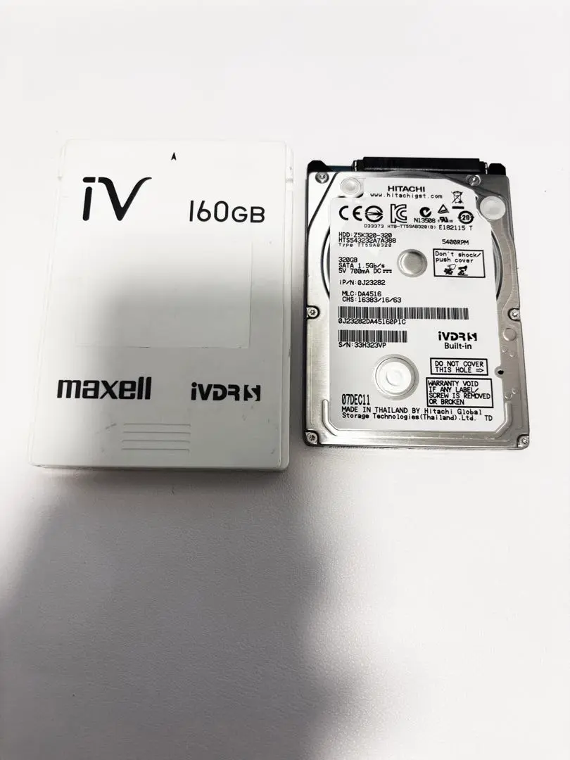 マクセル カセットハードディスク アイヴィ iVDR-S 250GB 未開封 マクセル カセットハードディスク アイヴィ iVDR-S 250GB 未開封