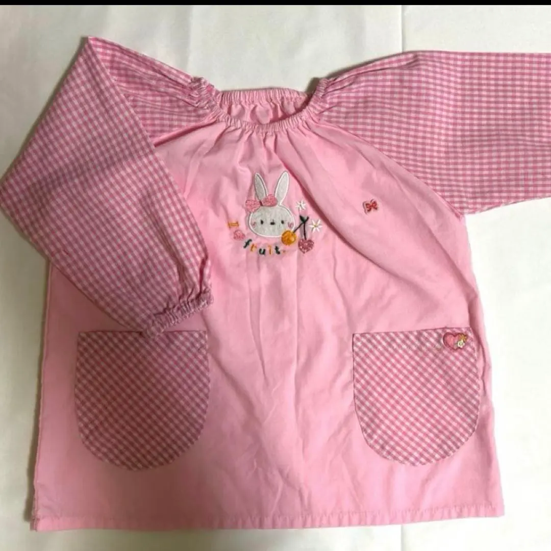 Thumbnail of Rabbit smock, size 100, for girls, for nursery school/kindergarten
