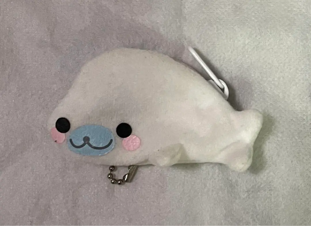 新品♡まめゴマ ぬいぐるみ マスコット ボールチェーン 2点 まめゴマ ボールチェーン付きぬいぐるみ しろゴマ キラキラ目
