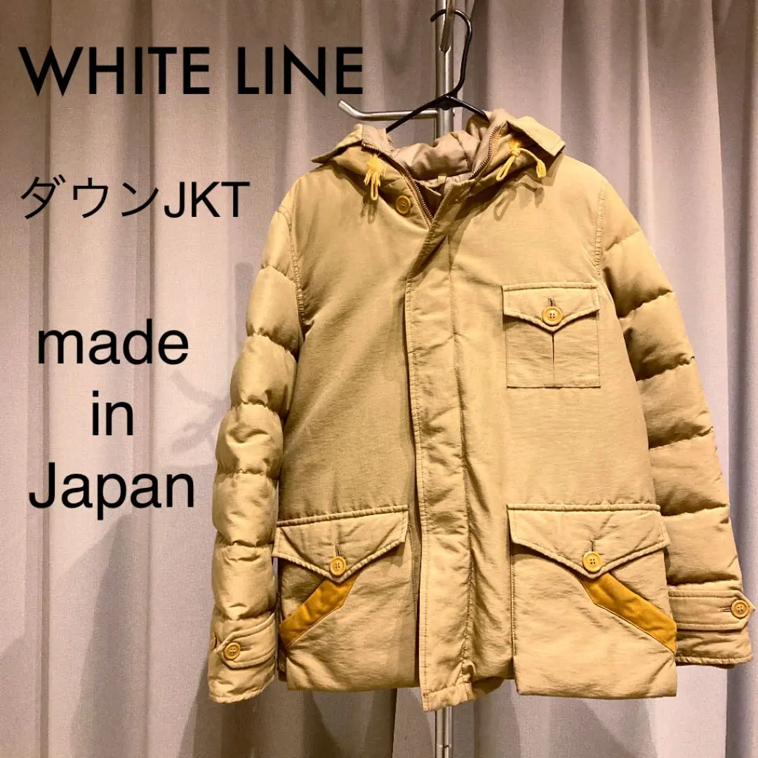 処分価格 WHITE LINEホワイトライン ダウンジャケットファー