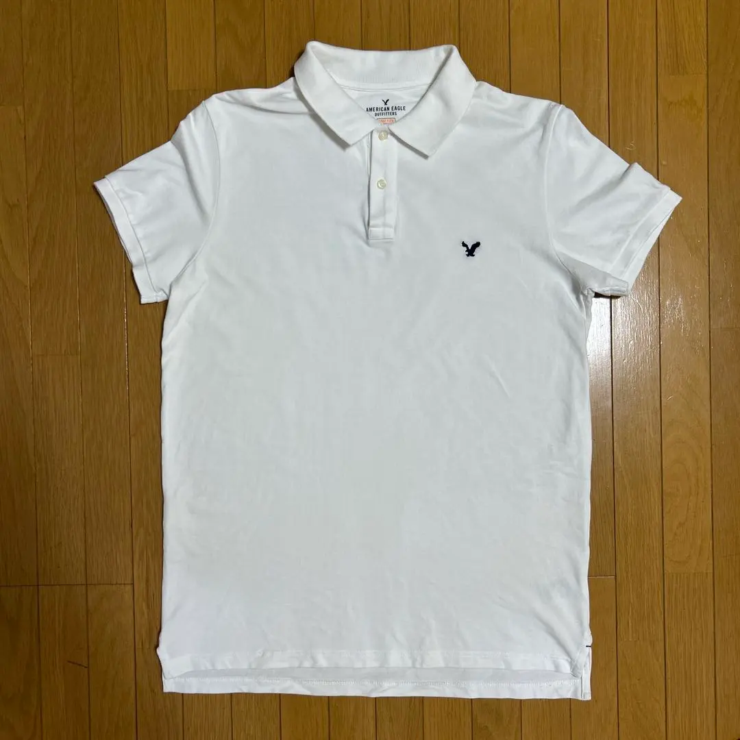 美國老鷹 Polo衫 白色【L 尺寸】 的縮圖