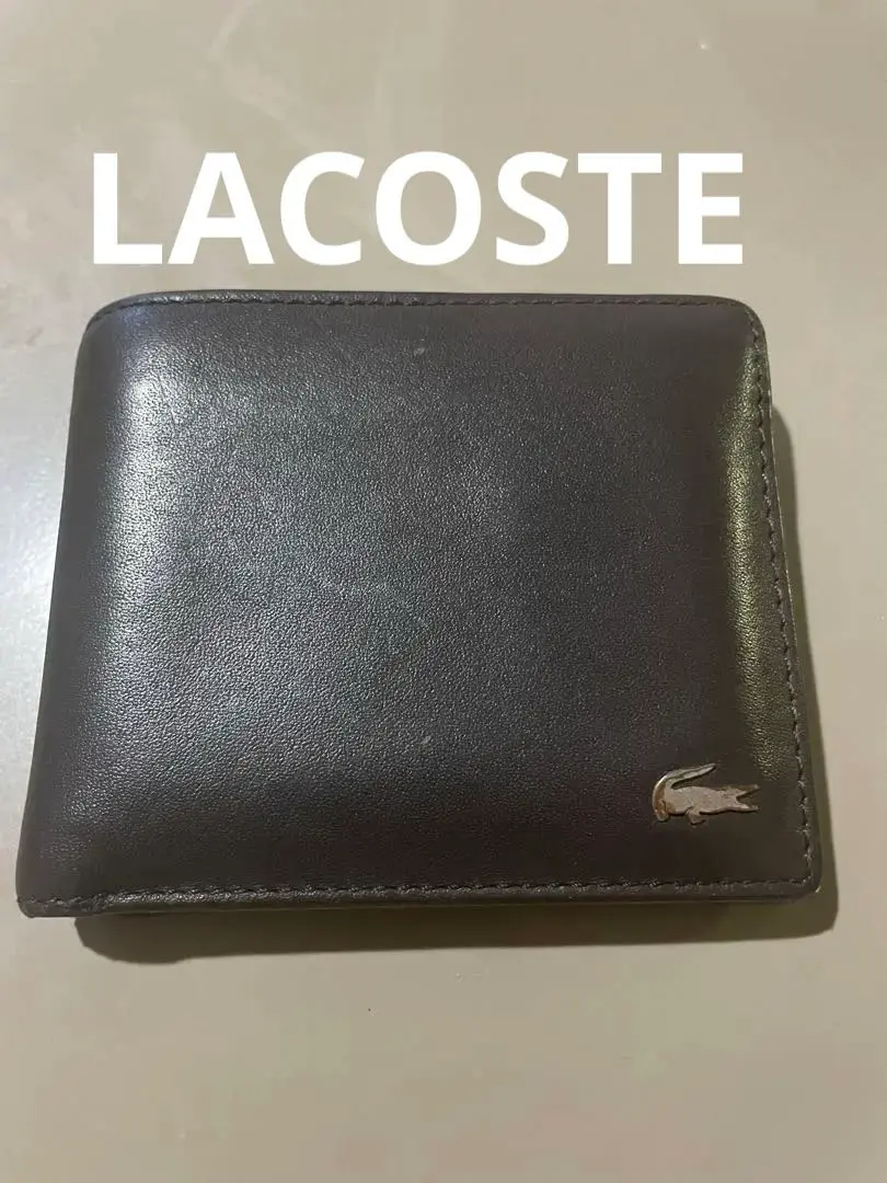 ⭐️三つ折り財布⭐️ラコステ　LACOSTE ブラック　メンズ　レディース　収納 楽天市場】＼ポイント7倍／ラコステ 財布 メンズ レザースマート