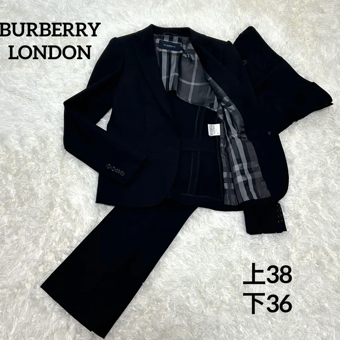 2025年最新】BURBERRY LONDON カラー：ブラック系 パンツスーツ