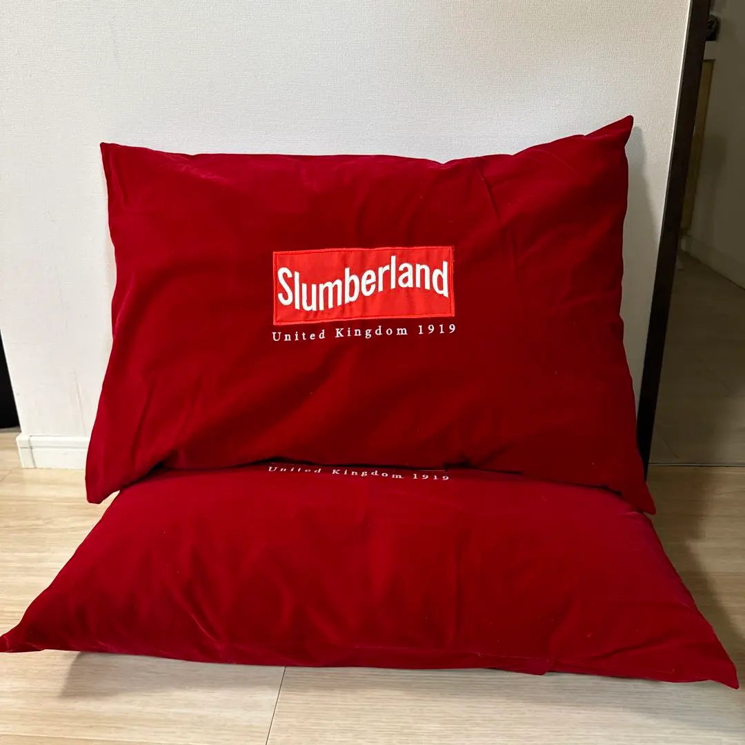 送料無料 通販  赤 Slumberland ベルベット 1919 枕 枕