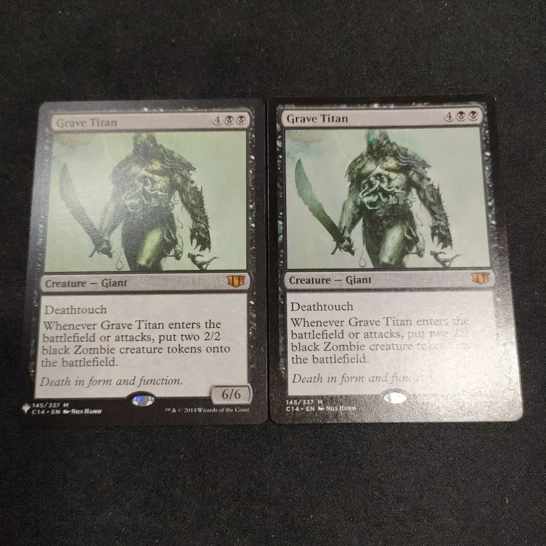 mtg 墓所のタイタン　日本語　サインド　3枚 墓所のタイタン (Grave Titan) · Aetherdrift Commander (DRC