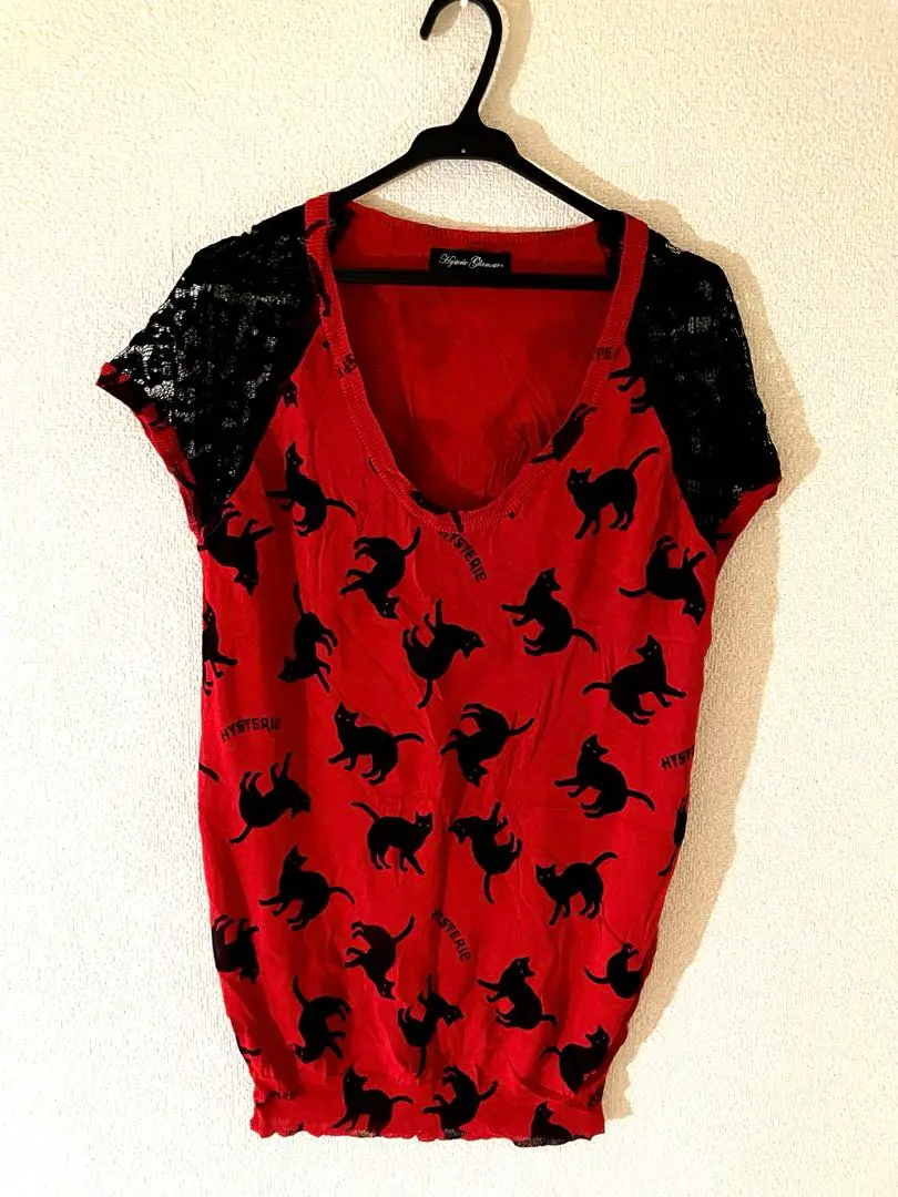 じ*ゅ様 ヒステリックグラマー/半袖/Tシャツ/レース/レディース❣️ 2025年最新】Hysteric Glamour 柄・デザイン：レース レディース