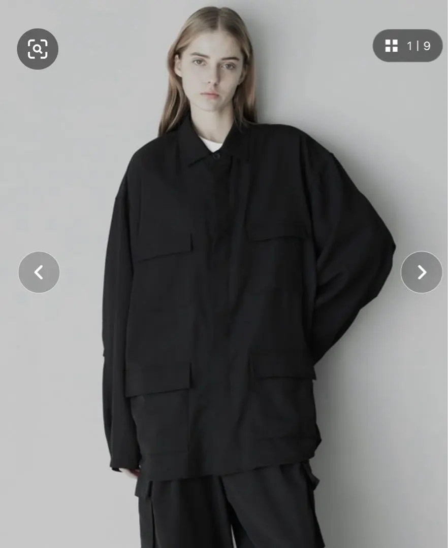 Thumbnail of remer Loose Military Flap Shirt Jacket, Size L