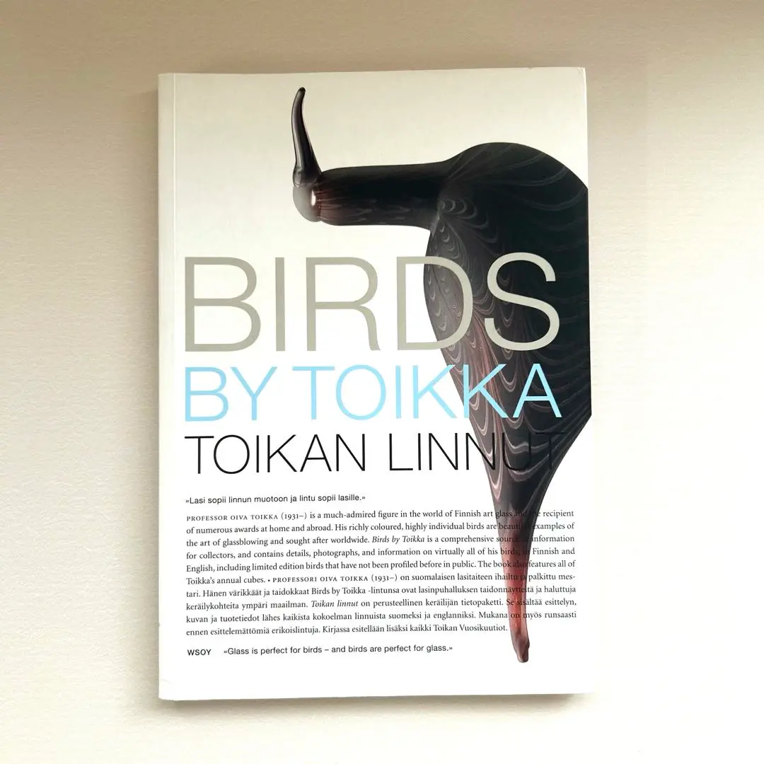 TOIKKA'S GLASS BIRDS オイバトイッカ バード 本 TOIKKA'S GLASS BIRDS 作品集 オイバトイッカ バード 本 アート