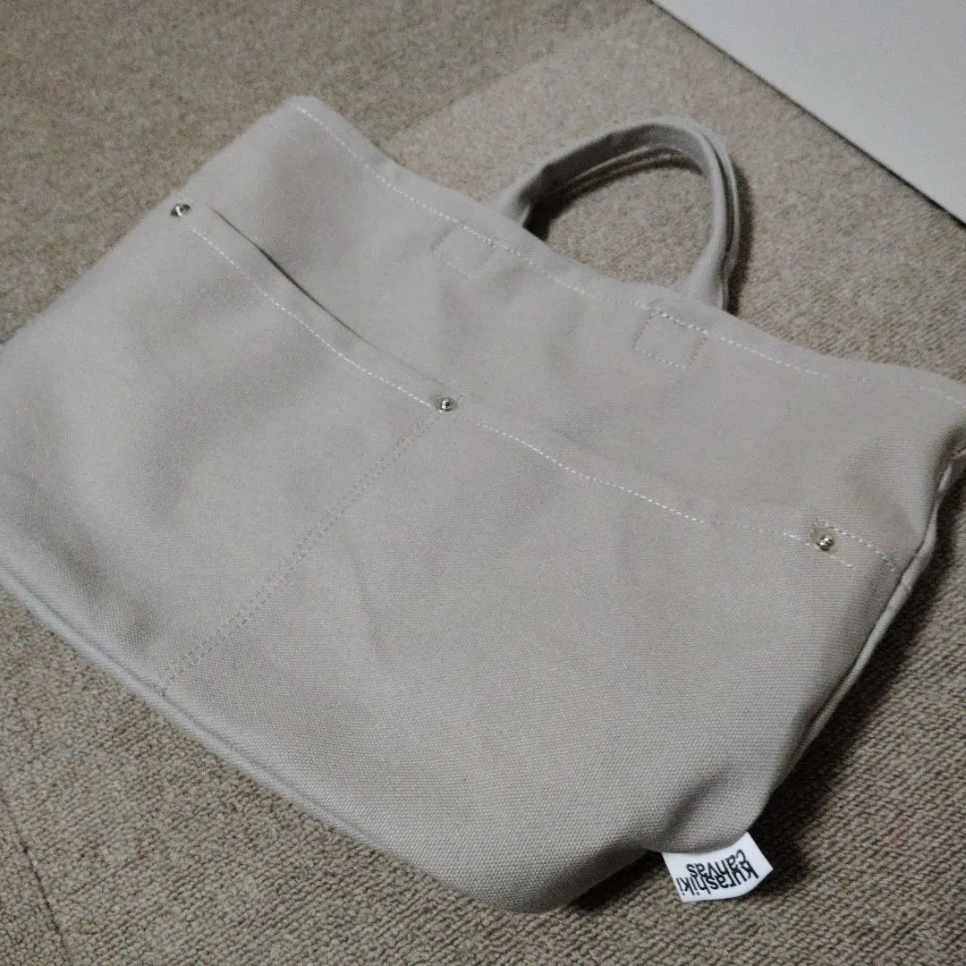 KURASHIKI canvas メッセンジャーバッグ ホワイト/ブラック ファッションの KURASHIKI ホワイト/ブラック メッセンジャー