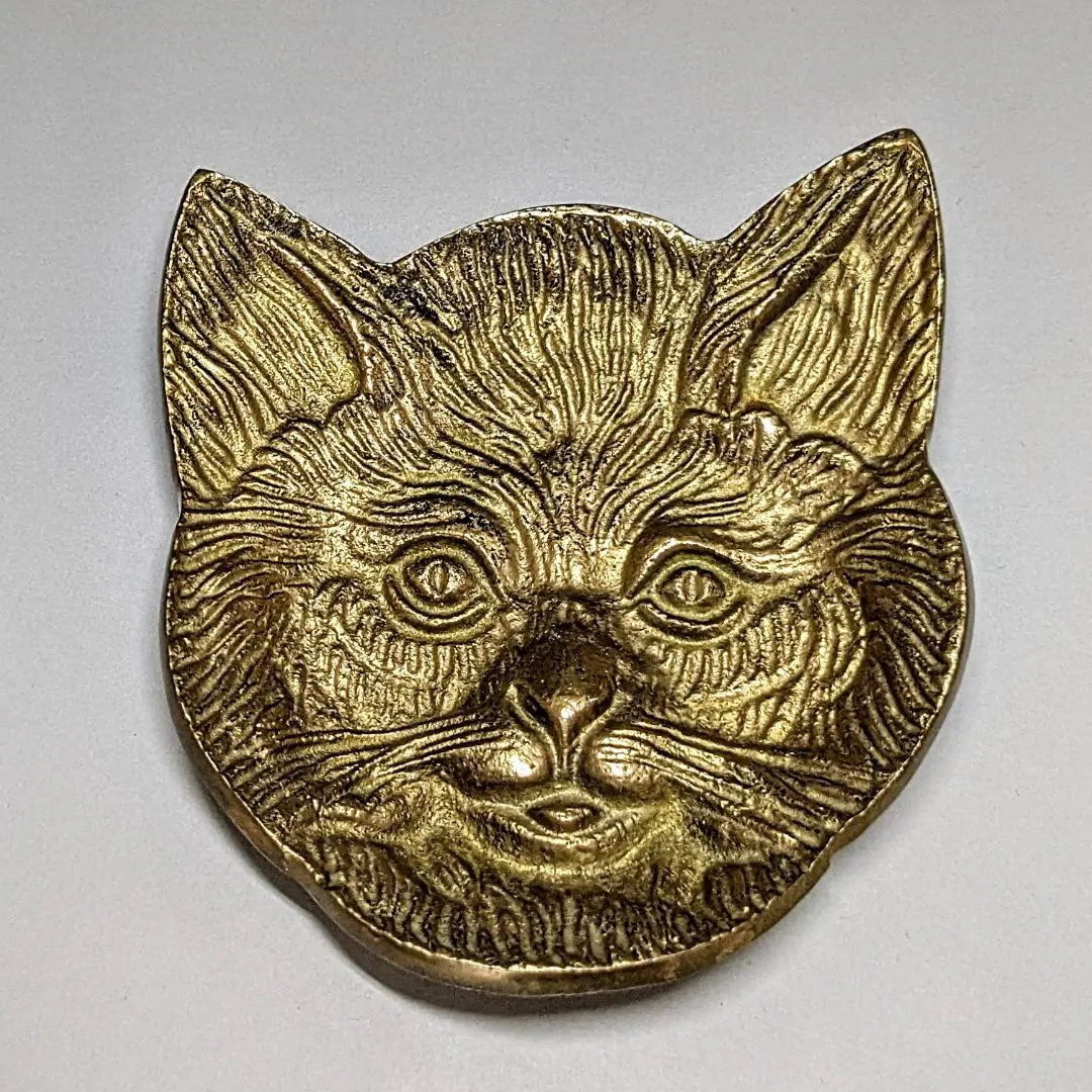 か*か様 １９３０年フランスアンティーク猫モチーフ　猫オブジェ　アスティエ　猫 1930年フランスアンティーク猫モチーフ貯金箱 猫オブジェ